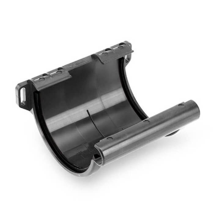 Соединитель желобов Docke PREMIUM графит (120 мм) (8)